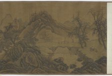 Landscape with travelers, 17th century. Creator: Unknown.