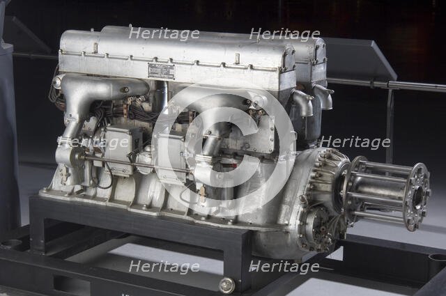 King-Bugatti U-16 Engine, 1919. Creator: Duesenberg Motors Corporation.