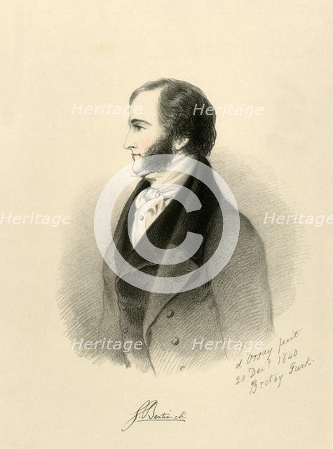 'Lord George Bentinck', 1840. Creator: Richard James Lane.