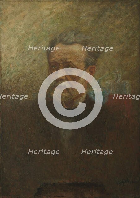 Portrait of Louis Pasteur (1822-1895). Creator: Lévy-Dhurmer, Lucien (1865-1953).