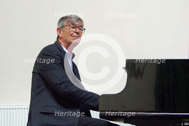 Darius Brubeck, Darius Brubeck Quartet, NJA Fundraiser, Loughton Methodist Church, Essex, Sep 2021. Creator: Brian O'Connor.