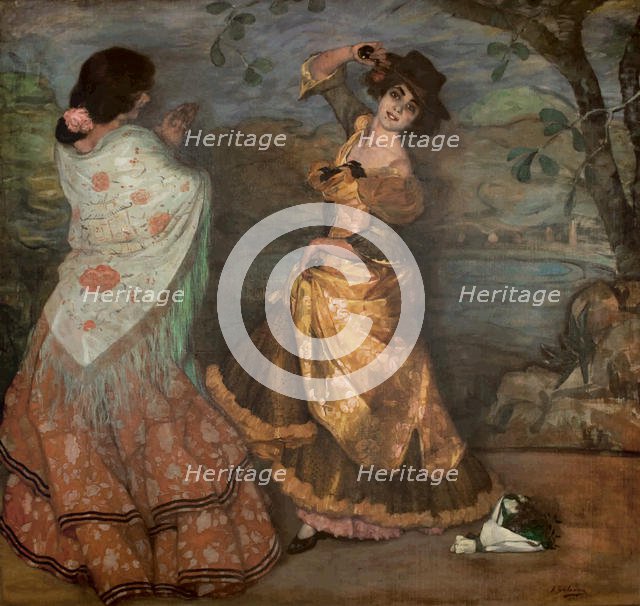 Andalusian dancers, 1903. Creator: Zuloaga y Zabaleto, Ignacio (1870-1945).