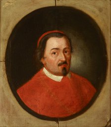 Portrait of Zbigniew Olesnicki (1389-1455) Debno Coat of Arms, Bishop of Krakow...between 1777-1788. Creator: Friedrich Kloss.