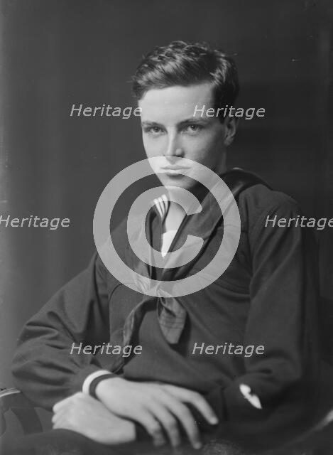 Burden, William D., Mr., portrait photograph, after 1914 Mar. 31. Creator: Arnold Genthe.