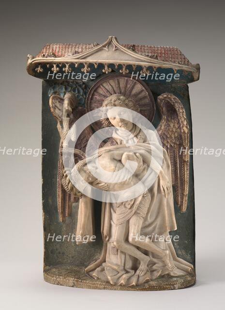 The Dead Christ Supported by an Angel (The Trinity), c. 1440. Creator: Unknown.