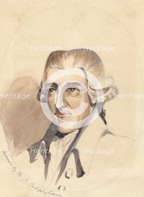 'Dr John Walker, Compiler of Dictionary'. Creator: N J Cottingham.