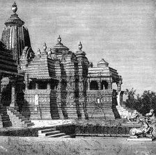 'View of the Temple of Kali at Kijraha', c1891. Creator: James Grant.