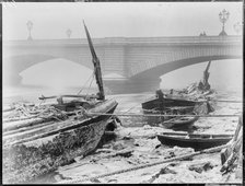 Putney Bridge, Putney, Wandsworth, Greater London Authority, 1884-1899. Creator: William O Field.