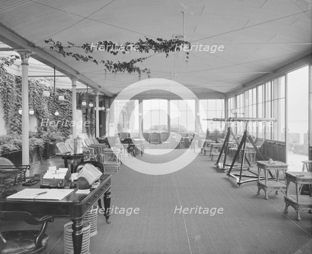 Viewing Platform, Royal Yacht Squadron. Creator: Kirk & Sons of Cowes.
