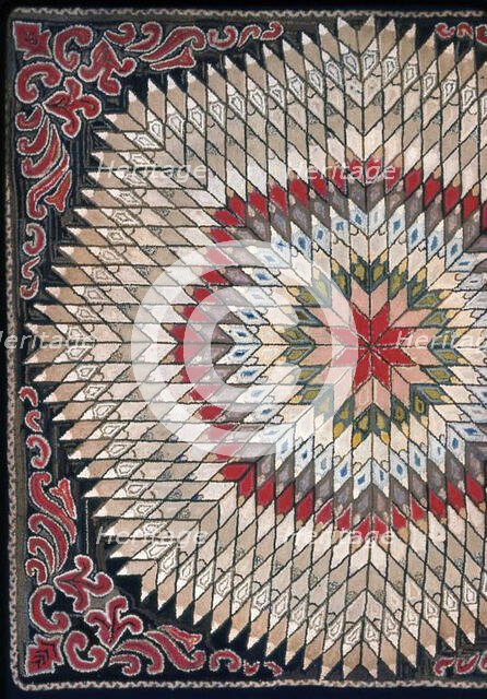 Rug, United States, 19th century. Creator: Unknown.