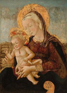 Madonna and Child, c. 1475. Creator: Pier Francesco Fiorentino.