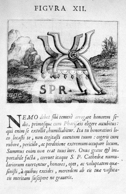 Prophecy figure XII from Prognosticatio Eximii Doctoris Paracelsi, 1536.  Artist: Theophrastus Bombastus von Hohenheim Paracelsus