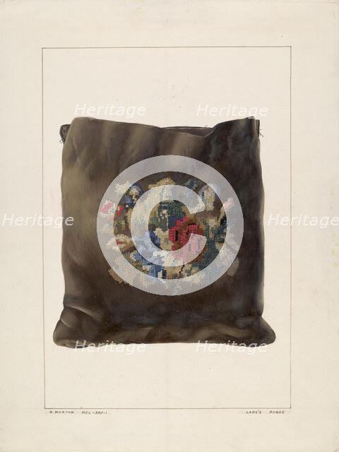 Purse, c. 1938. Creator: Ralph Morton.