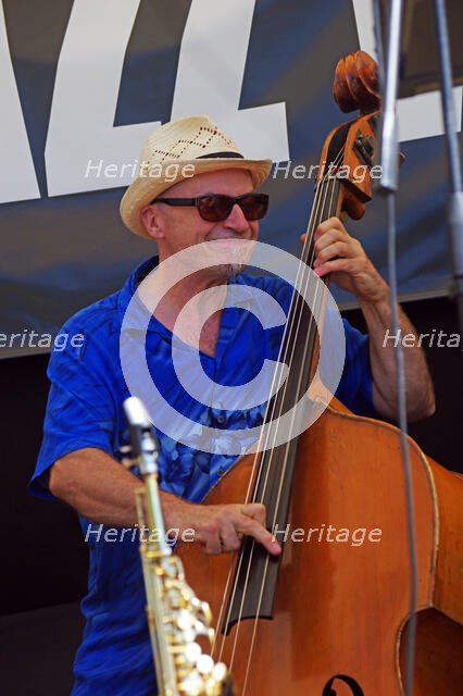 Simon Thorpe, Hexagonal, Battle Jazz Weekend, Battle, East Sussex, 24 July 2022. Creator: Brian O'Connor.