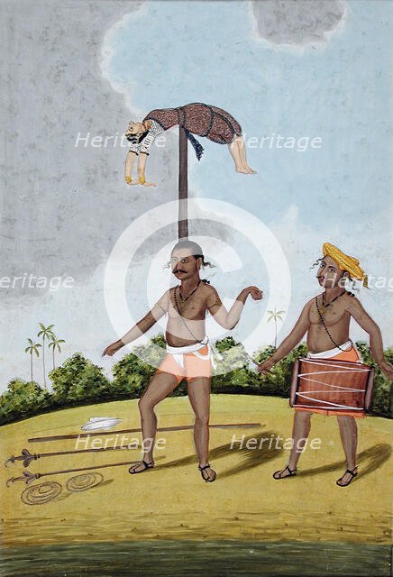 Acrobats, c1850. Creator: Unknown.