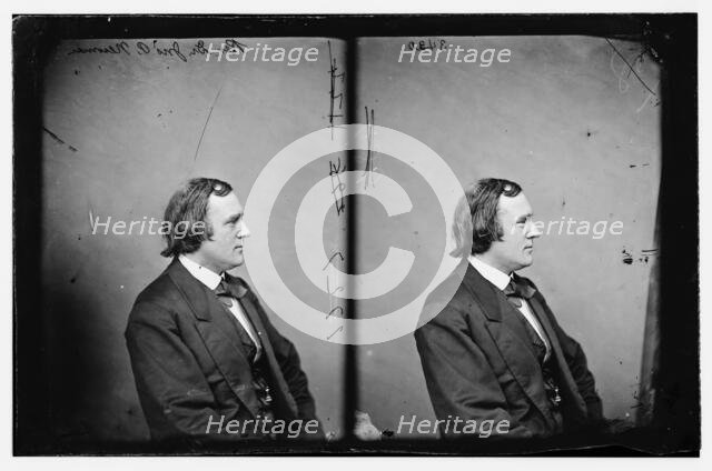 Newman, Rev. John P., (1826-1899) Methodist Episcopal Bishop of Omaha and San Francisco, c.1860-70. Creator: Unknown.