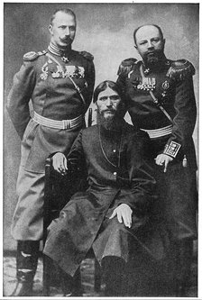 Grigoriy Efimovich Rasputin, Russian mystic and 'holy man'. Artist: Unknown