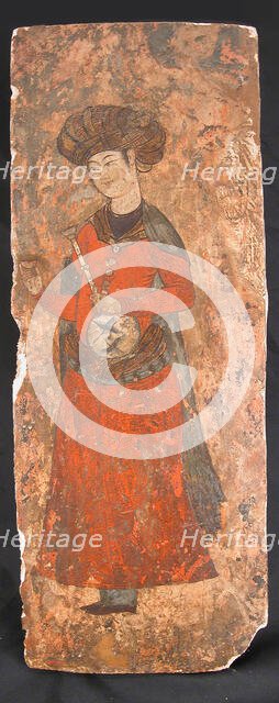 Man Holding a Bottle and a Cup, 16th-17th century. Creator: Unknown.