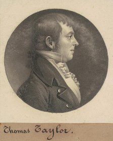 Thomas Taylor, 1808. Creator: Charles Balthazar Julien Févret de Saint-Mémin.