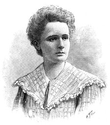 Marie Sklodowska Curie, Polish-born French physicist, 1904.   Artist: Anon