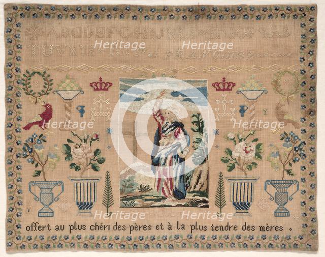 Sampler, 1800s. Creator: Unknown.