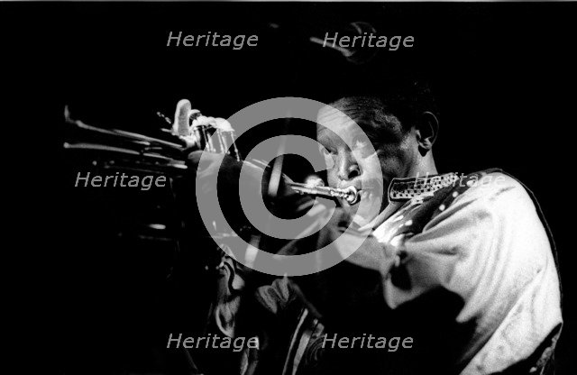 Hugh Masekela, Ronnie Scott's, London, 1994. Artist: Brian O'Connor.