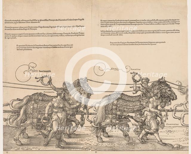 The Great Triumphal Car of Emperor Maximilian, 1523. Creator: Albrecht Dürer (German, 1471-1528).