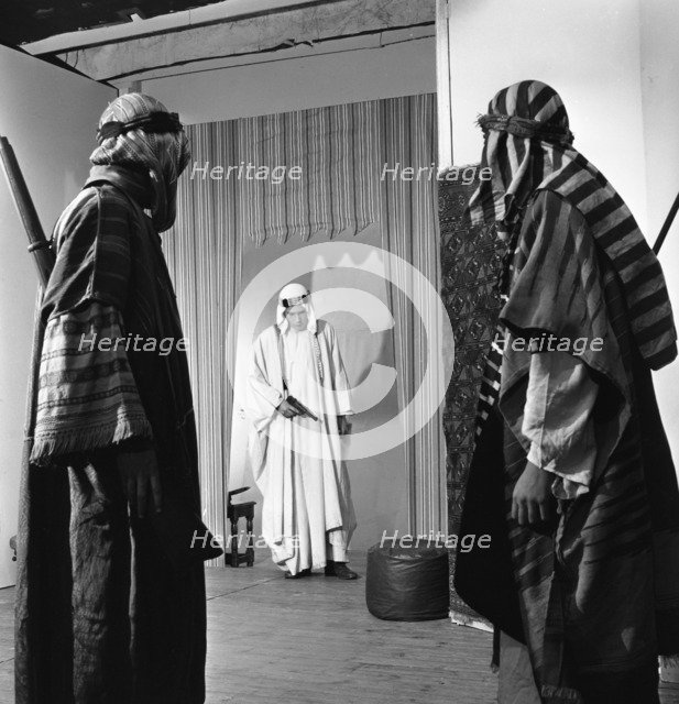 A scene from the Terence Rattigan play, Ross, Worksop College, Nottinghamshire, 1963.  Artist: Michael Walters