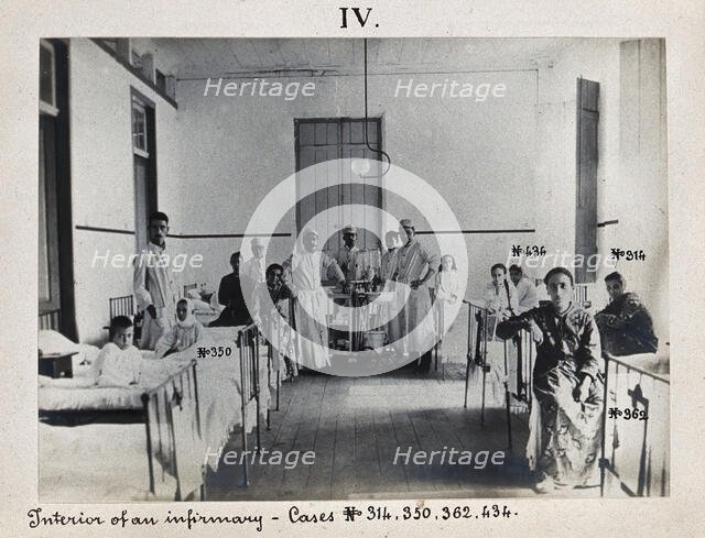 Seamen's Hospital for infectious diseases in Jurujuba, Rio de Janeiro; the interior ...,  1904/1911. Creator: Unknown.