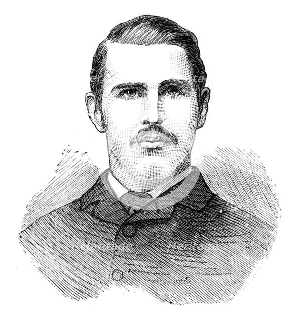 The Universities' Boat-Race: the Cambridge crew, 1881.  Creator: Unknown.