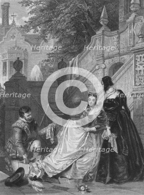 'Scene From Sir Walter Scott's Kenilworth. Wayland, Amy Robsart & Janet', 1834.  Creator: E Smith.