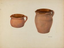 Zoar Milk Pitcher, c. 1939. Creator: Ralph Russell.