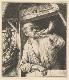 Baker Blowing Horn, 1610-85. Creator: Unknown.