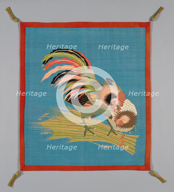 Fukusa (Gift Cover), Japan, late Edo period (1789-1868)/ Meiji period (1868-1912), 19th century. Creator: Unknown.