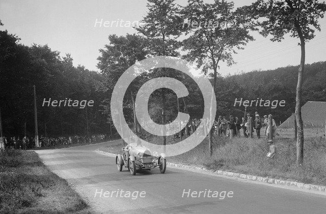 Bugatti Type 43 competing at the Boulogne Motor Week, France, 1928. Artist: Bill Brunell.
