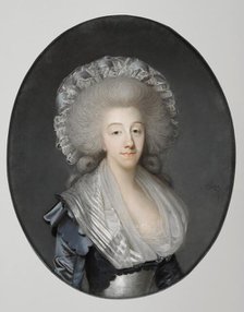 Princess Maria Theresa of Savoy (1756-1805), Countess of Artois, 1785. Creator: Boze, Joseph (1745-1826).