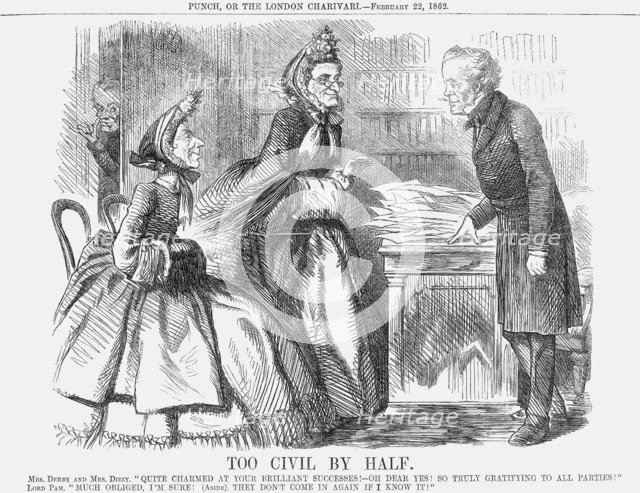 'Too Civil by Half', 1862. Artist: Unknown