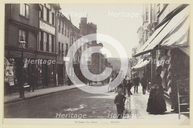 33. Exeter, Fore Street, 1860/94. Creator: Francis Bedford.