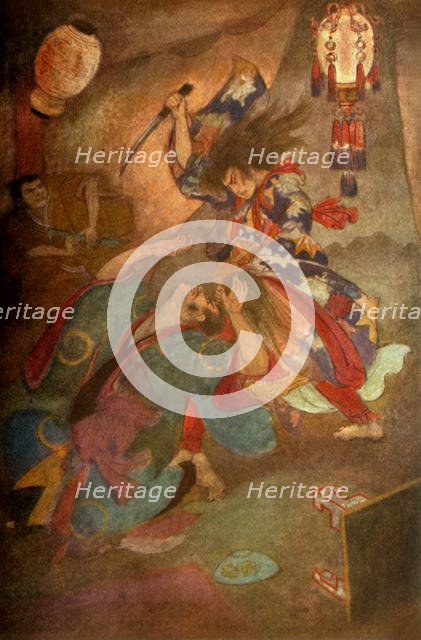 'Prince Yamato and Takeru', 1912. Creator: Evelyn Paul.