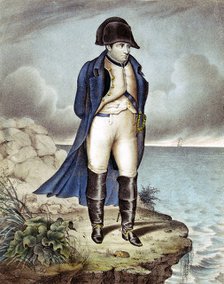 Napoleon I, Emperor of France, in exile. Artist: Unknown