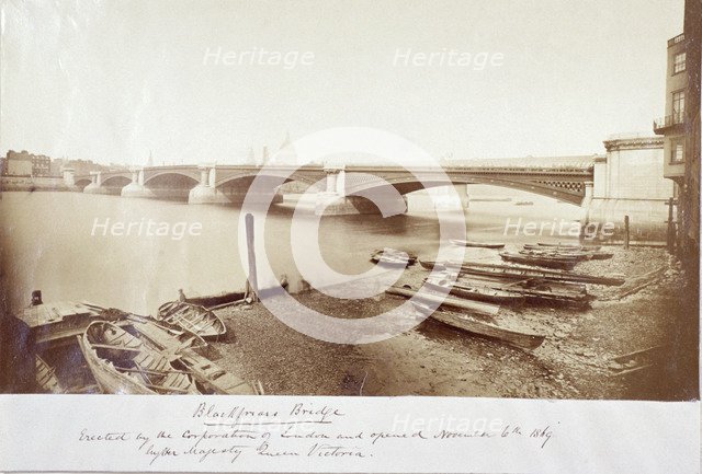 St Thomas' Hospital, Lambeth, London, c1871. Artist: Anon