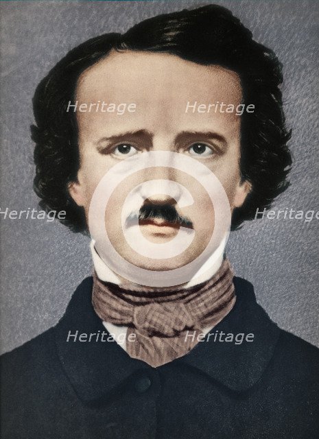 'Edgar Allan Poe', c1840, (1939). Artist: Mathew Brady.