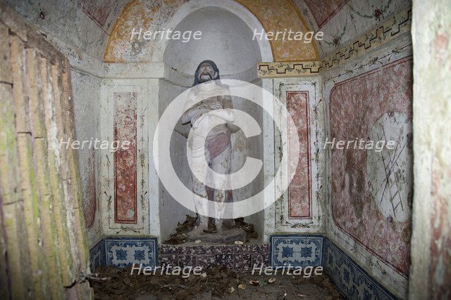 Statue of the Christ, Capuchos Convent, Sintra, Portugal, 2009. Artist: Samuel Magal