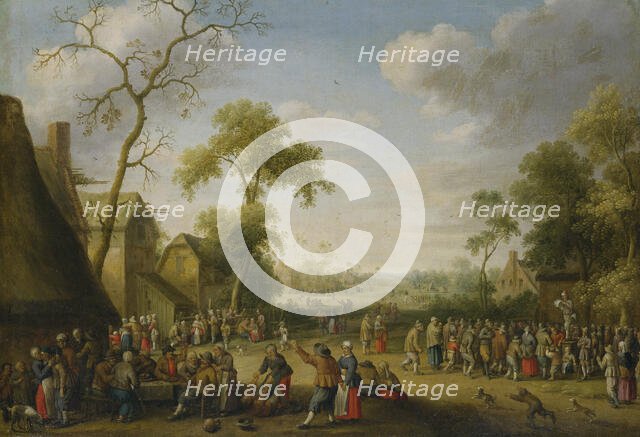 Village Scene, 1637. Creator: Joost Cornelisz Droochsloot.