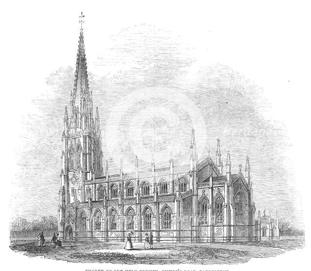 Church of the Holy Trinity, Bishop's-Road, Paddington, 1845. Creator: Unknown.