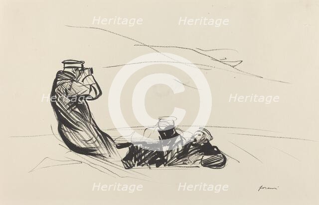 Looking for the Enemy, c. 1914/1919. Creator: Jean Louis Forain.