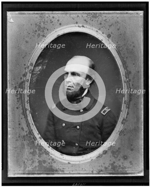 A. A. Harwood, head-and-shoulders portrait, three-quarters to the left..., between 1848 and 1860. Creator: Mathew Brady.