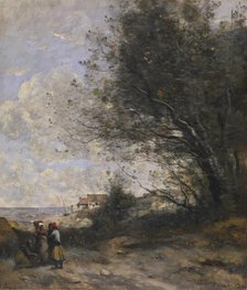 The Fisherman's Cottage, 1871. Creator: Jean-Baptiste-Camille Corot.