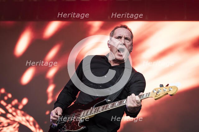 Andy McCluskey, OMD, live at Heritage Live, Audley End House, Essex, Aug 2023. Creator: Annapaola Marchesani.