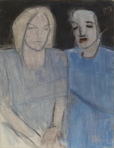 Friends, 1942-1945. Creator: Helene Schjerfbeck.